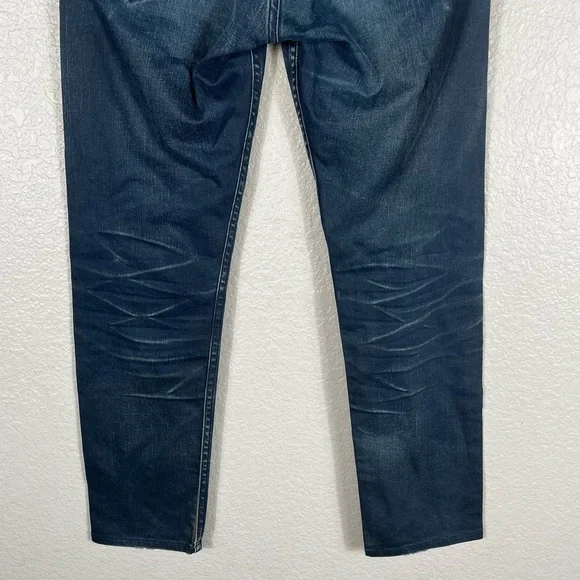 Rag & Bone Standard Issue Fit 2 Coated Navy - Picture 6 of 9